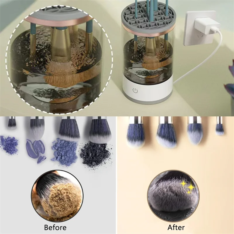 Electric Makeup Brush Cleaner - TikTok Viral | Free Shipping USA