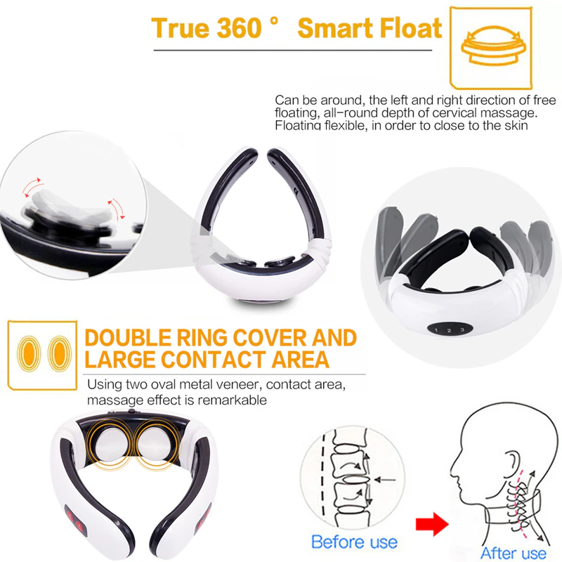 EMS Neck Massager - TikTok Viral | Free Shipping USA