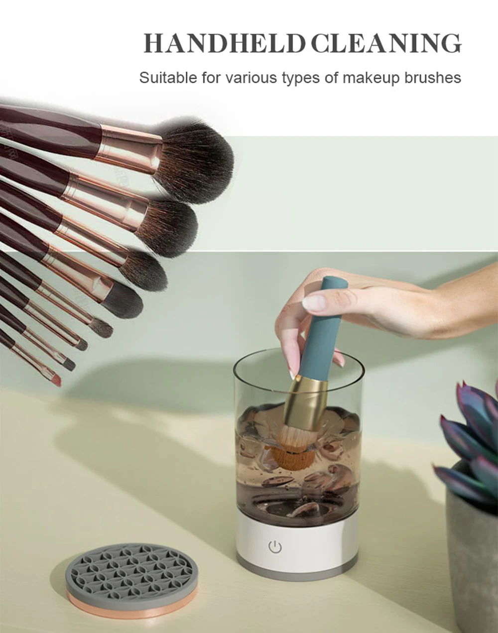 Electric Makeup Brush Cleaner - TikTok Viral | Free Shipping USA