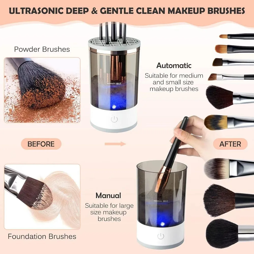 Electric Makeup Brush Cleaner - TikTok Viral | Free Shipping USA