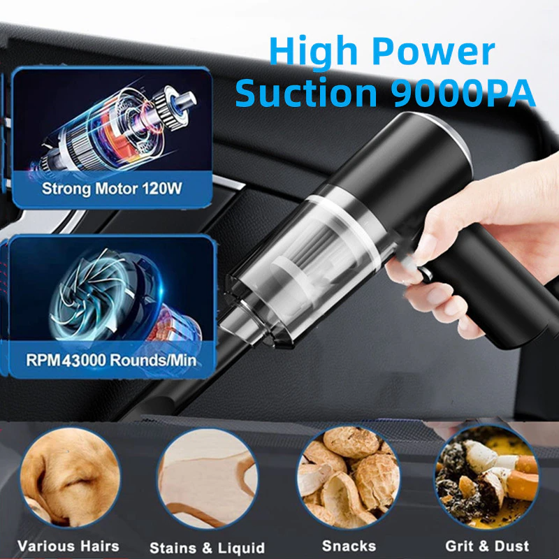 120W Cordless Car Vacuum - TikTok Viral | Free Shipping USA