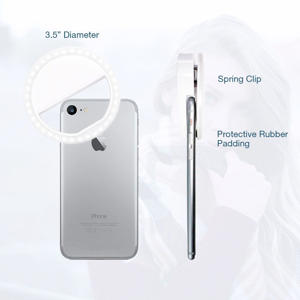 Clip-On Selfie Ring Light - TikTok Viral | Free Shipping USA