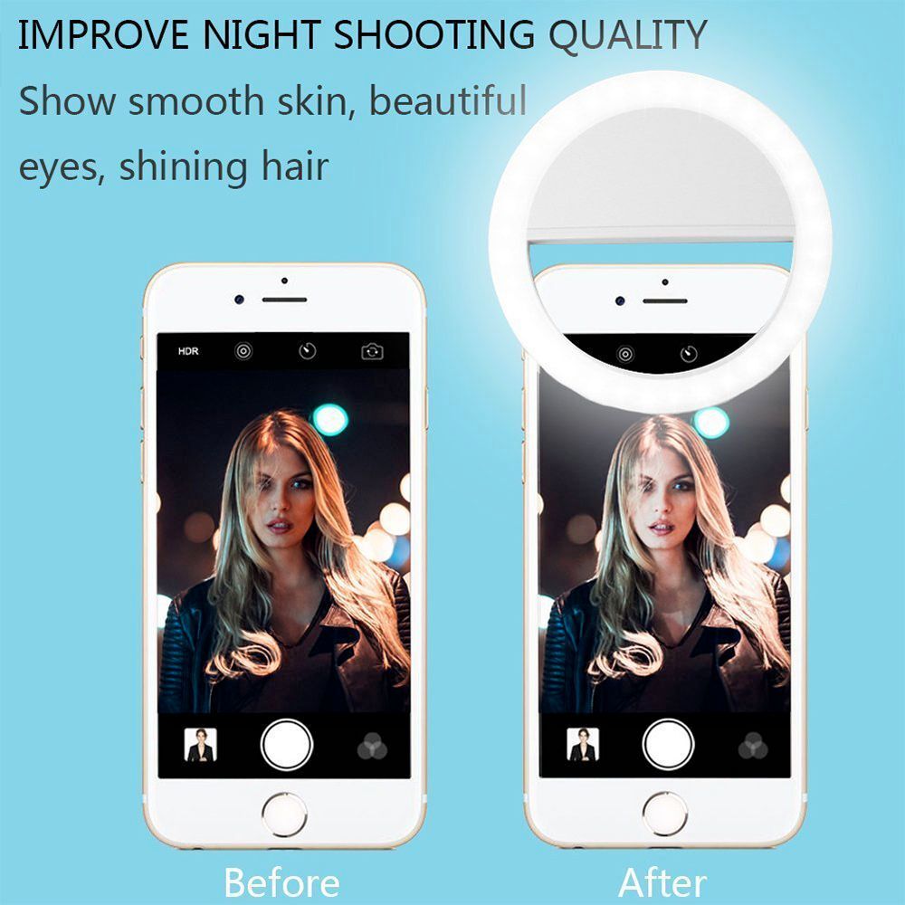 Clip-On Selfie Ring Light - TikTok Viral | Free Shipping USA